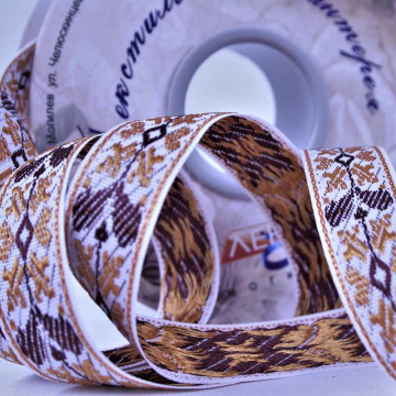 Лента отделочная жаккардовая Р.9851